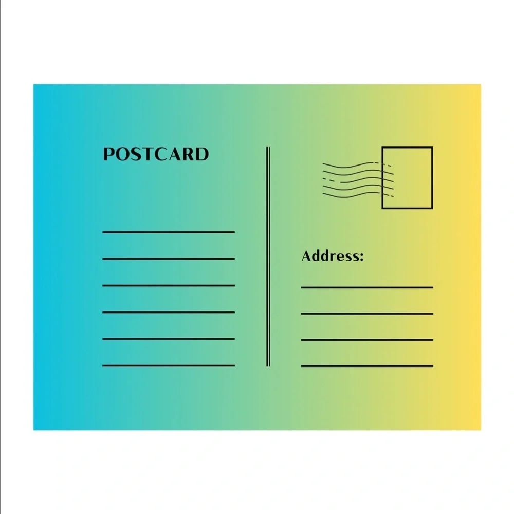 Set of 10 Thank You Post Cards